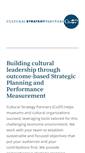 Mobile Screenshot of culturalstrategypartners.com